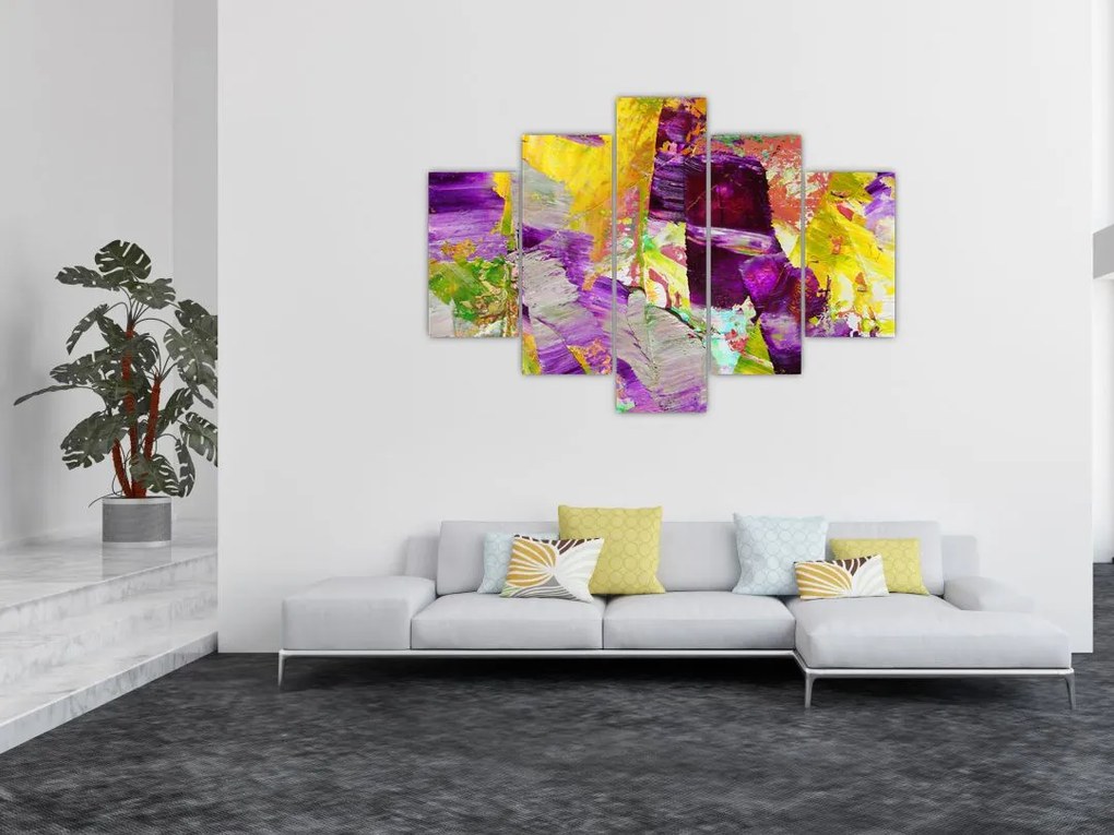 Tablou cu abstracție - pictura (150x105 cm)