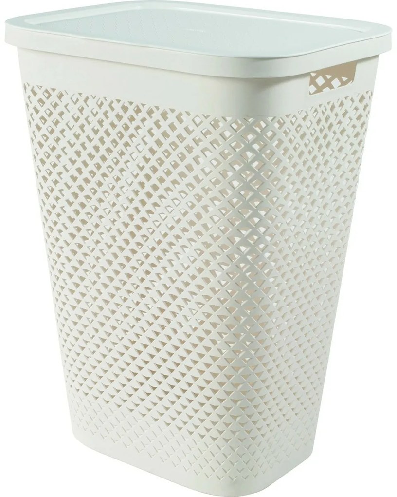 Curver Coș pentru rufe murdare Pure 55 l, bej