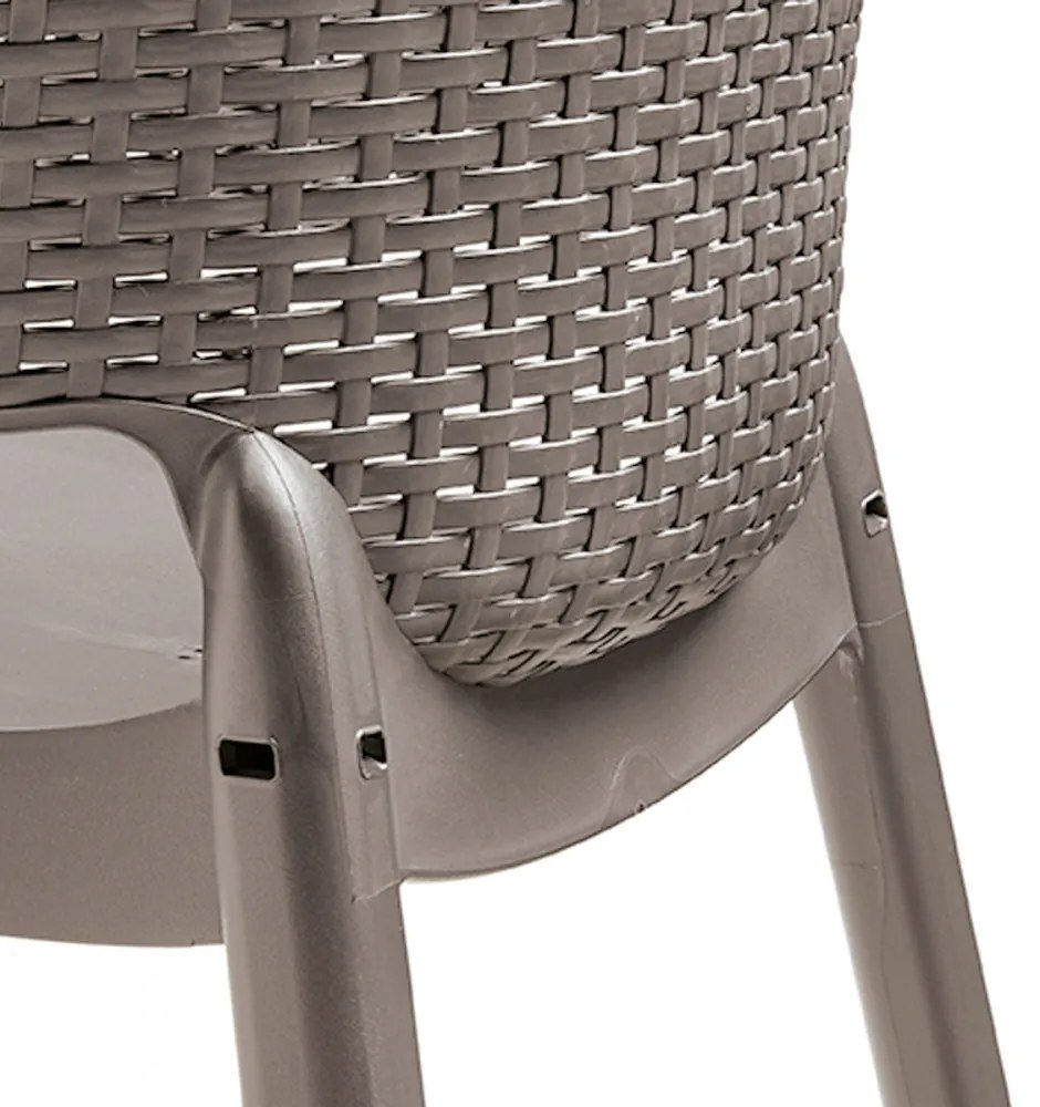 Set mobilier de grădină Fueva 4+1 cappuccino