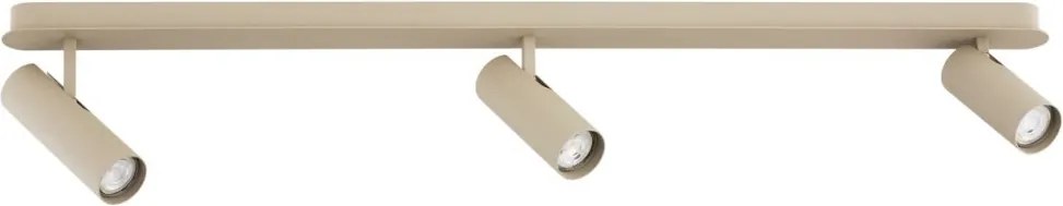 Plafoniera cu 3 spoturi directionabile cu bec GU10 Linca taupe