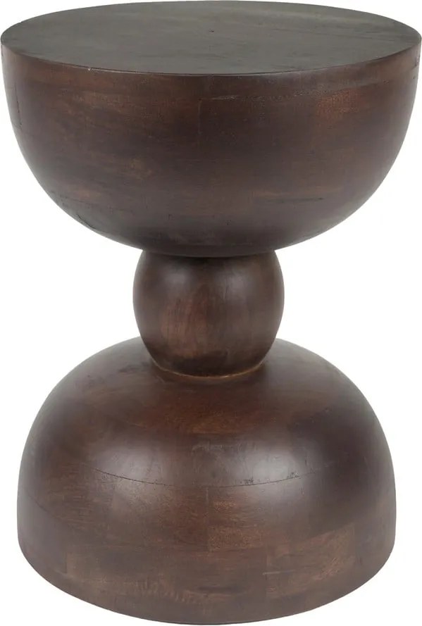 Măsuță auxiliară rotundă din lemn de mango ø 30 cm Izzy – White Label