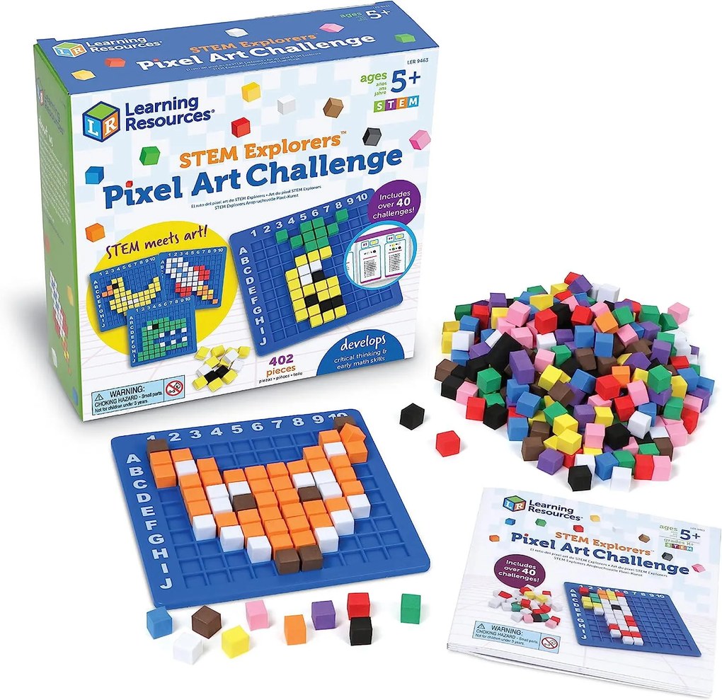 JOC DE LOGICA STEM - ARTA PIXEL - LEARNING RESOURCES (LER9463)