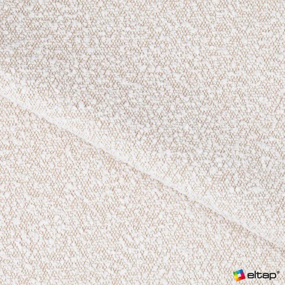 Pat matrimonial bej tapițat cu spațiu de depozitare cu somieră 140x200 cm Pointt – ELTAP