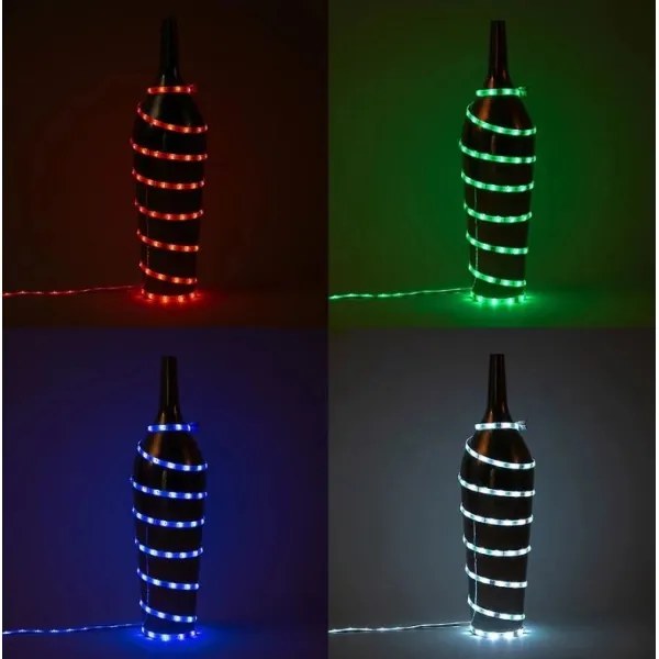 Bandă LED RGBW dimabilă 6,5m LED/22W/230V Brilo + telecomandă