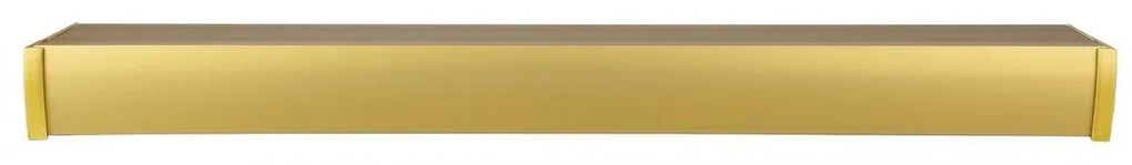 Sina perdea tavan aluminiu dubla,  aurie , cu toate accesoriile incluse, draperie - 160 cm