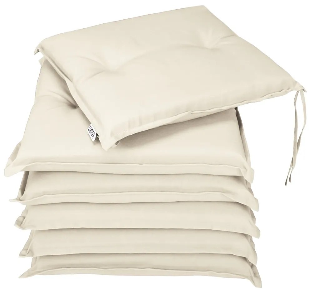 Deuba 6 perne Boston 43x39x5cm - crem