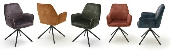 Set de 2 scaune de dining NEXORO, antracit