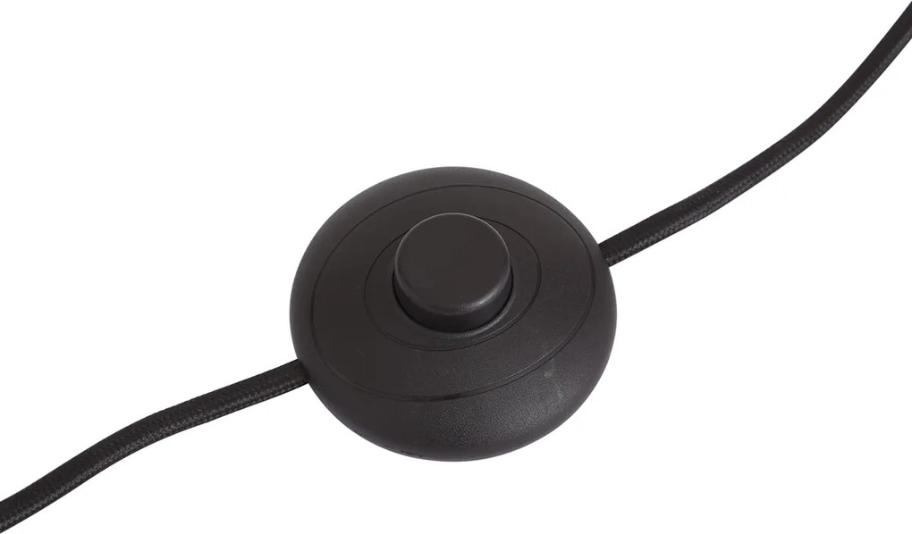 Lampă de podea modernă neagră cu 3 lumini - Jeana