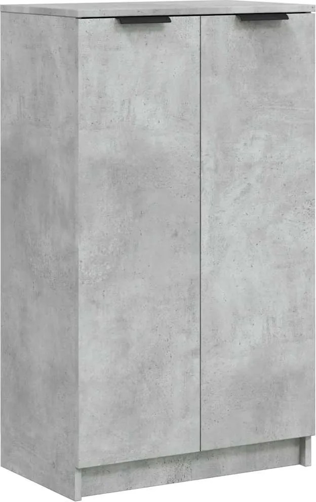 vidaXL Pantofar, gri beton, 59x35x100,5 cm, lemn compozit