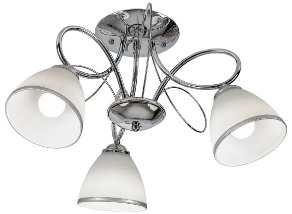 Brilagi - Lustră aplicată FRED 3xE27/60W/230V, Ø 59 cm, crom lucios