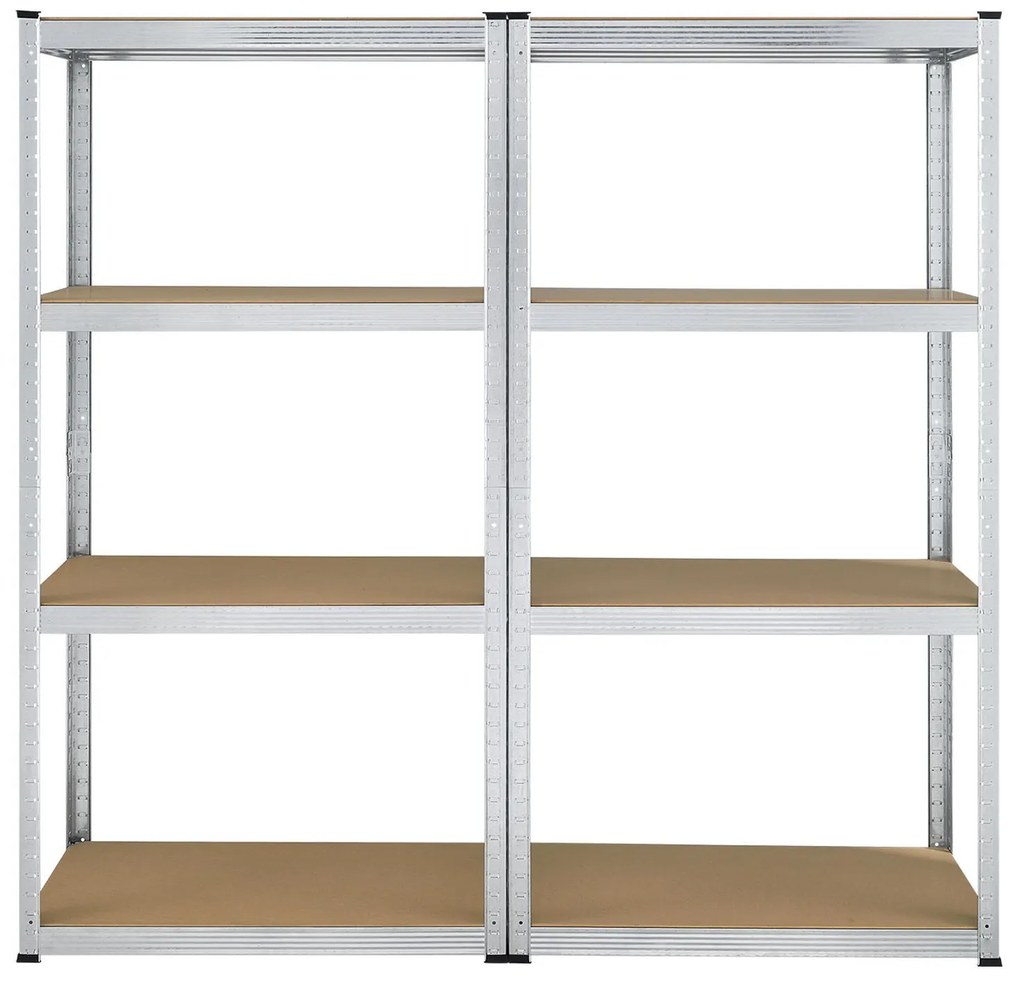 Juskys Set 2 rafturi - 160 x 80 x 40 cm