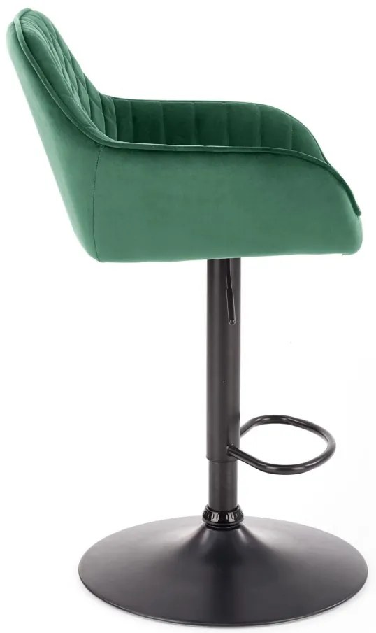Scaun de bar H103 velvet verde