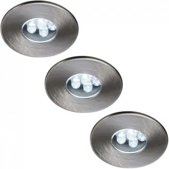 Set 3 spoturi led 3x0.36W 59023/17/10 Massive