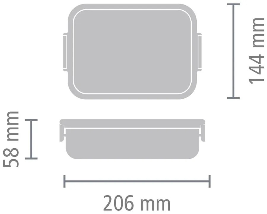 Cutie pentru prânz Make &amp; Take – Brabantia