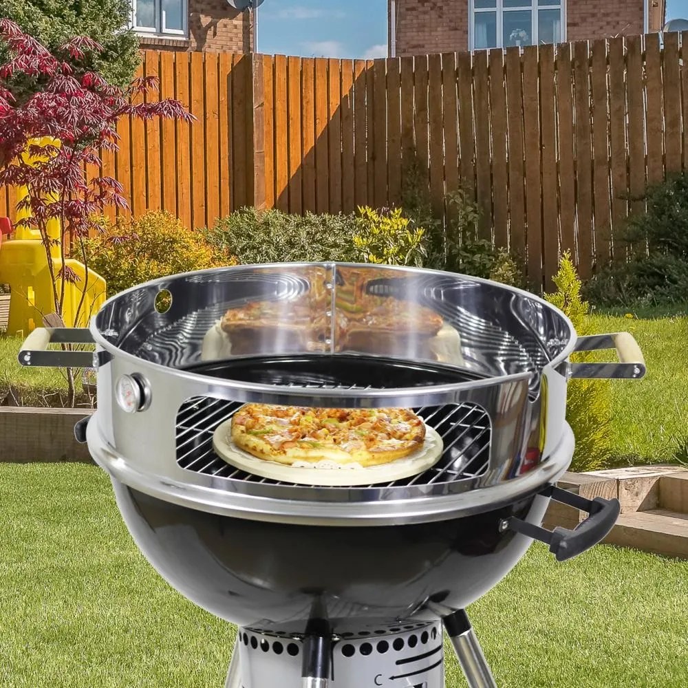 Rotisor cu inel și cuptor pentru pizza, pentru grătare FORNO