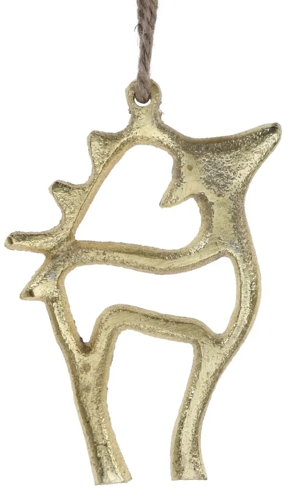 Decoratiune din metal auriu 10 cm - modele diverse