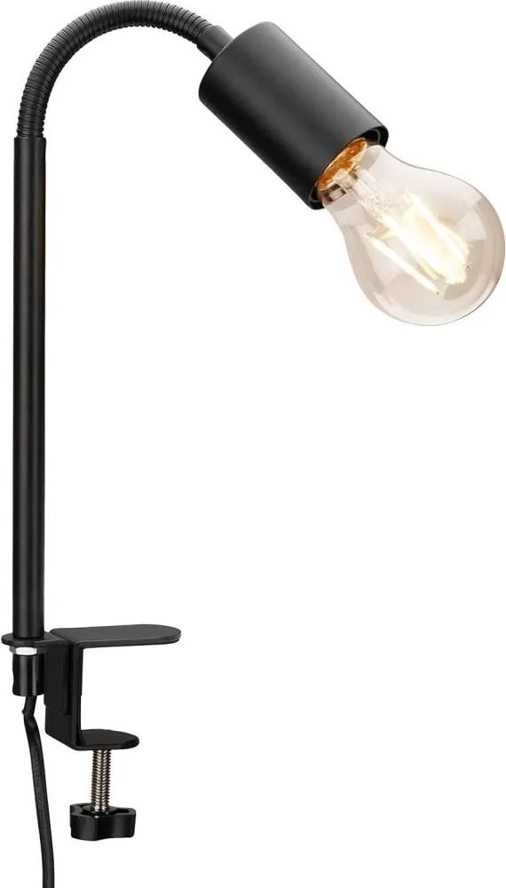 Lampă LED cu clemă 1xE27/4,2W/230V 2700K neagră