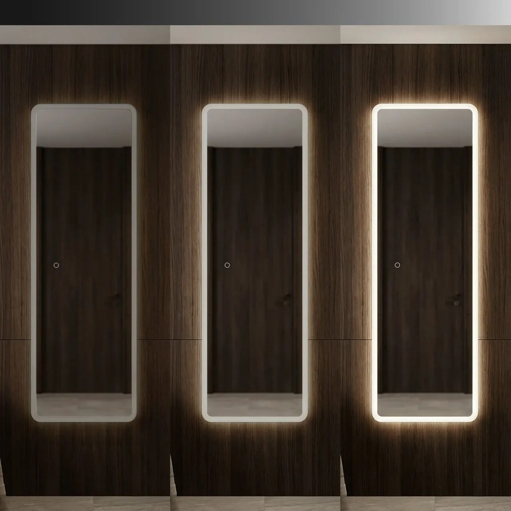 Oglindă LED 150x50cm MOL-SQ