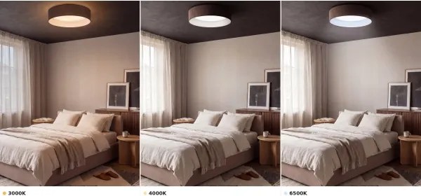 Brilagi - Plafonieră LED VELVET VARI LED/24W/230V CCT Ø 45 cm maro