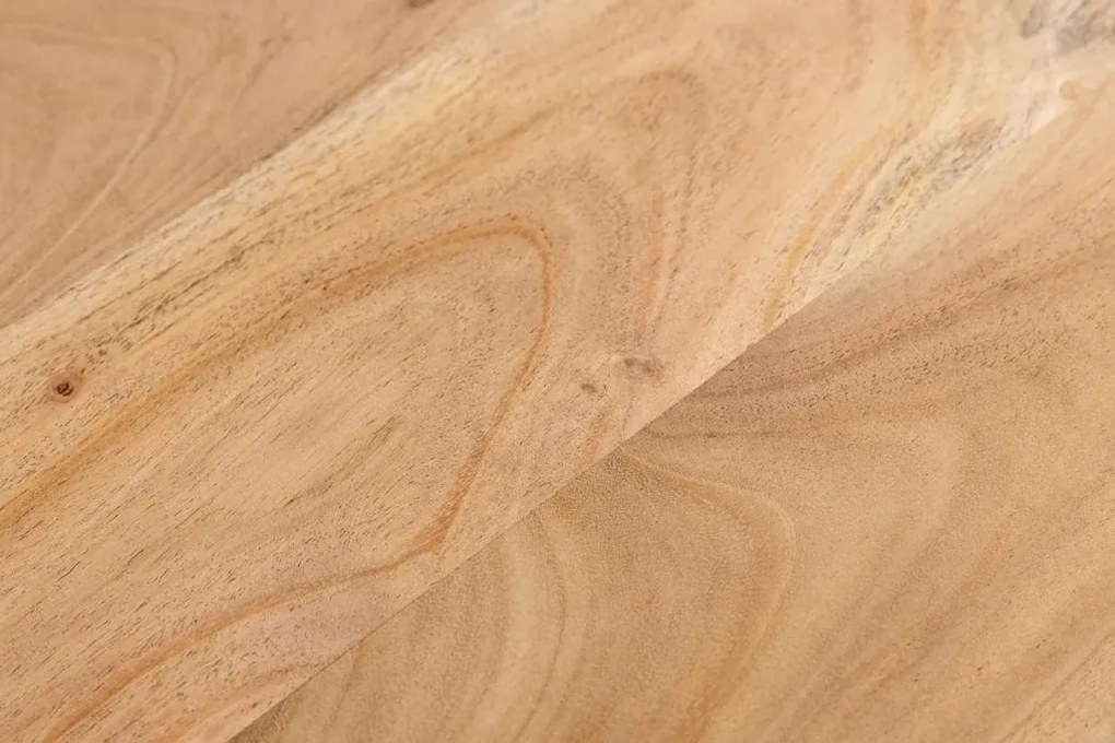 Comoda suspendata din lemn de salcam Mystic Living 160cm