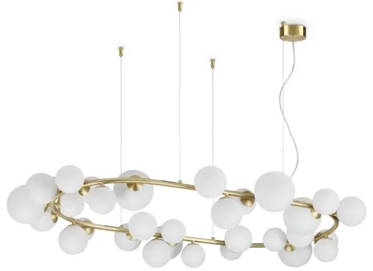 Ideal Lux - Abajur de rezervă PERLAGE, Ø 12 cm, alb, pentru candelabru/corp de iluminat/lampă
