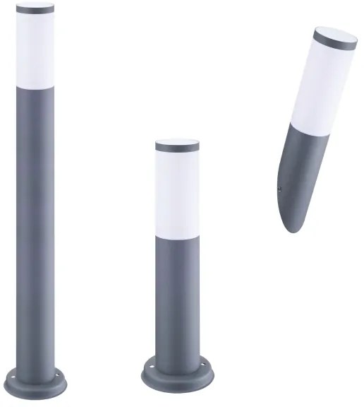 Lampă LED pentru exterior OSLO RGBW dimmabilă, 1xE27/6,5W/230V, IP44, antracit