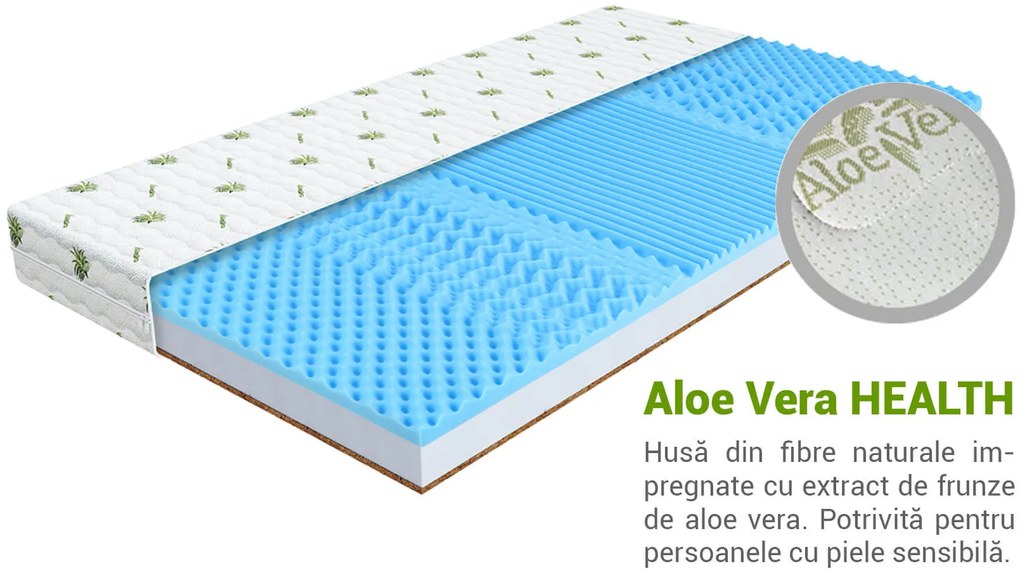 Saltea pentru copii din spumă Sonto cu cocos 90x200