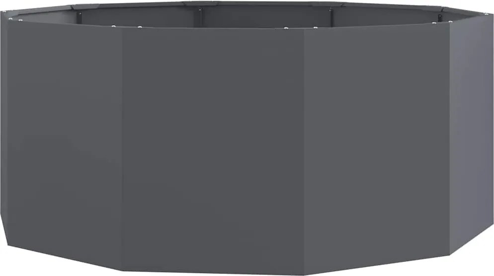 vidaXL Jardinieră Antracit 120 x 120 x 50 cm Oțel