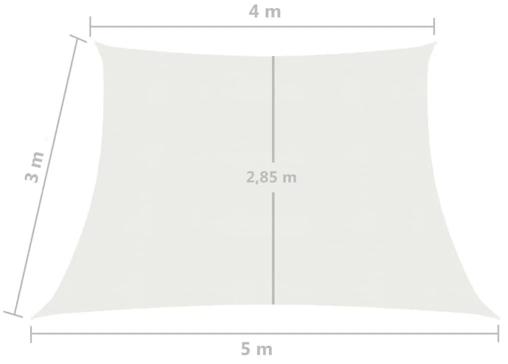 Panza parasolar, alb, 4 5x3 m, HDPE, 160 g m   Alb, 4 5 x 3 m