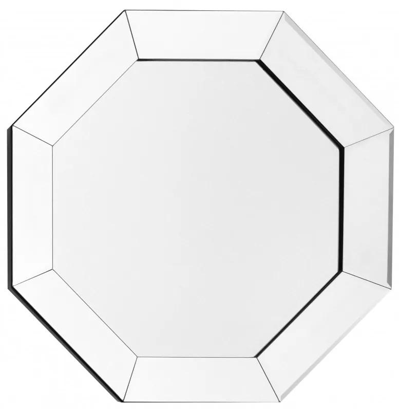 Oglinda cu rama din sticla argintie Kronos, aprox.4cm (L / D) x 60cm (W) x 60cm (H)