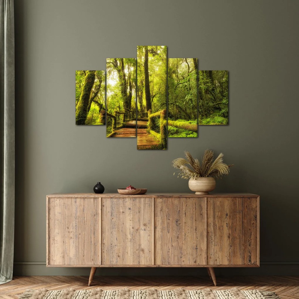 Tablou junglei cu mușchi (150x105 cm)