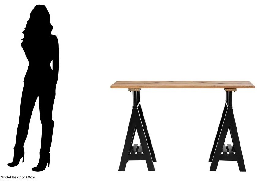 Masă tip consolă cu blat din lemn de pin 45x130 cm Hampstead – Premier Housewares