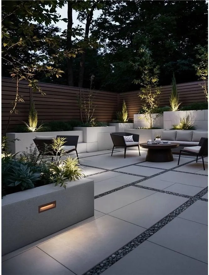 Spot incastrabil exterior IP65, LED CCT Ray corten