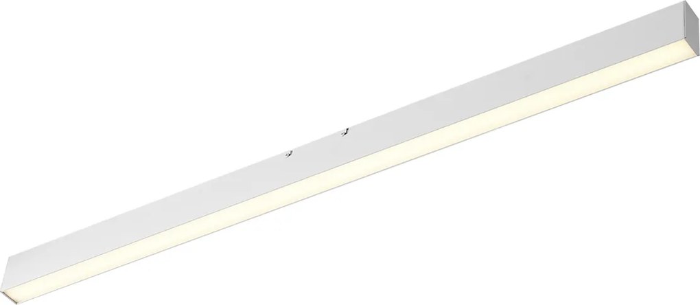 Plafonieră albă cu LED inclus, cu dimmer în 3 trepte 2700-4000K cu comutator DIP - Keane