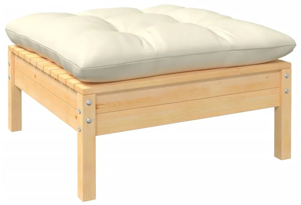 Set mobilier de gradina Culoare crem, VAZUL