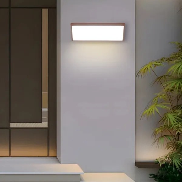 Brilagi - Aplică LED de exterior cu senzor TRIANGLE LED/42W/230V maro IP65