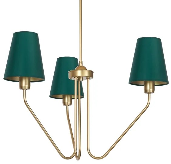 Lustră pe tijă VICTORIA 3xE27/60W/230V verde