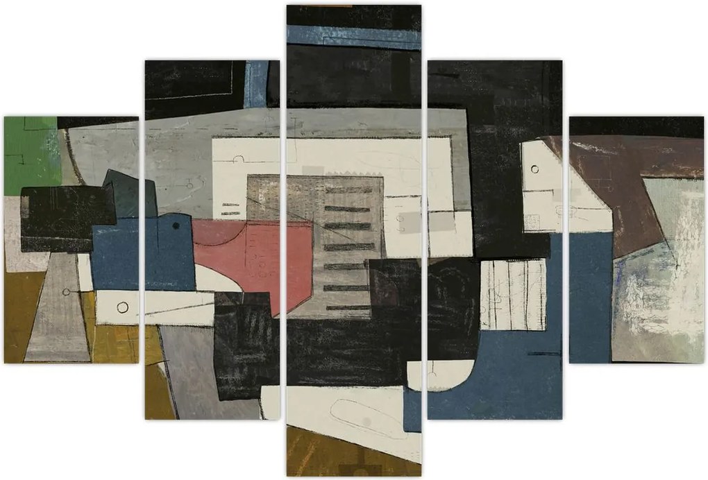 Tablou - Abstracție cubism (150x105 cm)