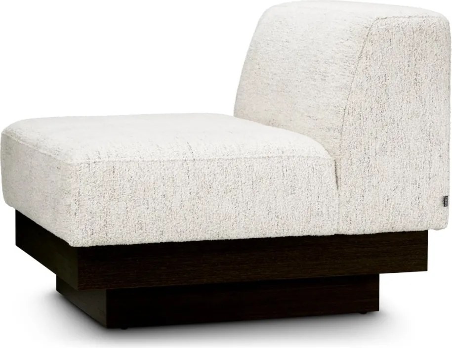 Fotoliu modern LUX Bastion, Seashell off-white