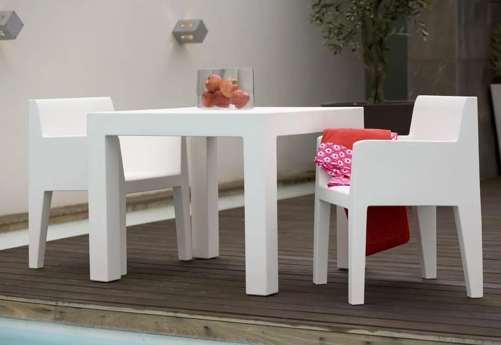 Masa de exterior / interior design modern premium JUT TABLE 90x90cm 44410 Vondom