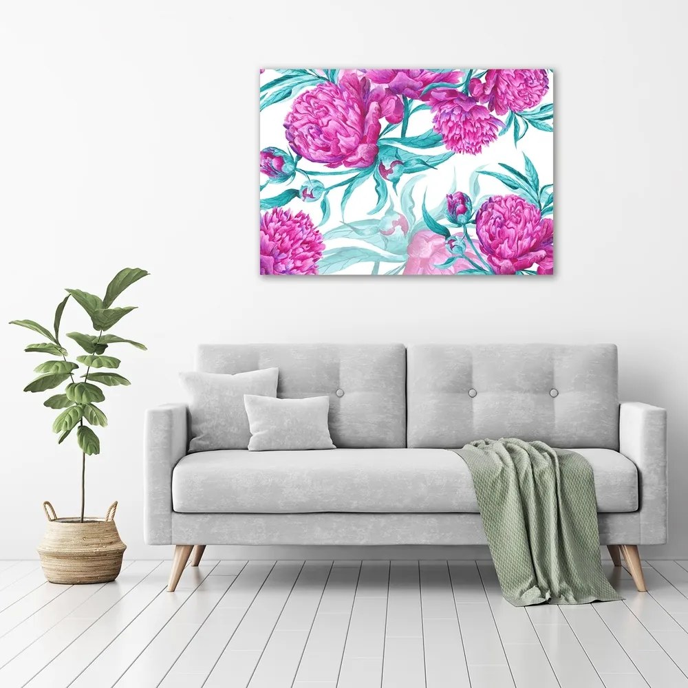 Print pe canvas Bujori roz