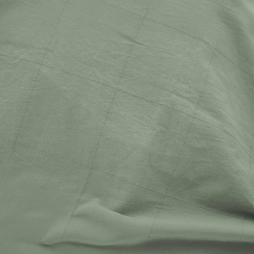 Lenjerie de pat verde pentru pat dublu, extinsă 240x220 cm Linella – douceur d'intérieur