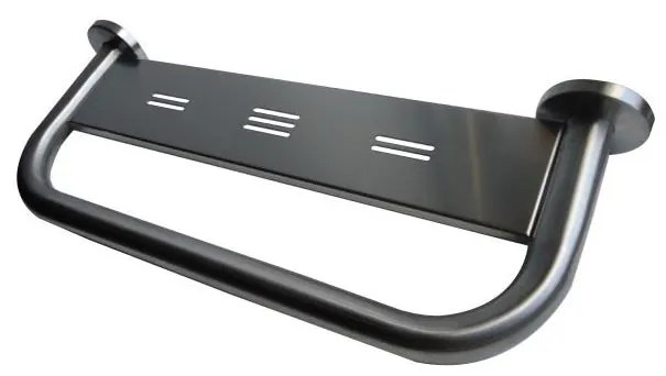 Mâner cu poliță 58x8 cm inox/argintiu