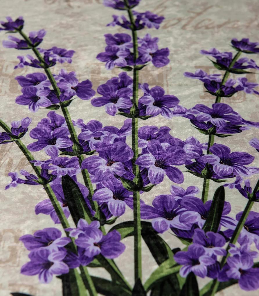 Set 2 covorase baie Lavender 60 x 100 cm 50 x 60 cm Antiderapant Multicolor