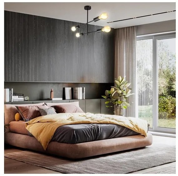 Lustră pe tijă 4xE27/60W/230V B.K. Licht 1343