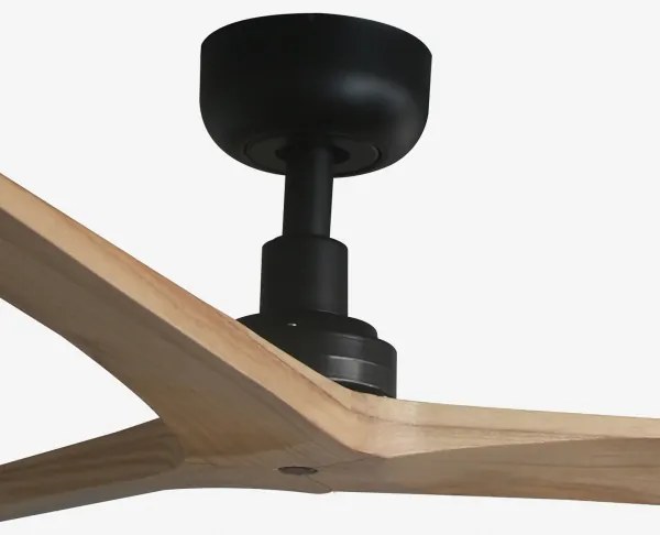 Ventilator de tavan FARO 34283 KLIM M maro/negru d. 125 cm + telecomandă