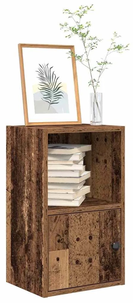 vidaXL Bibliotecă, lemn vechi, 31x24x52 cm, lemn prelucrat