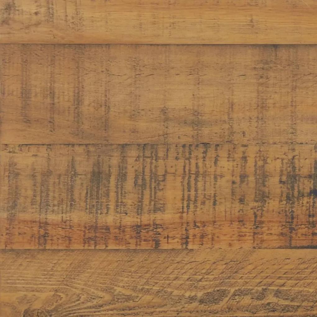 Servanta, maro, 75x35x70 cm, lemn masiv de pin reciclat 1, Maro