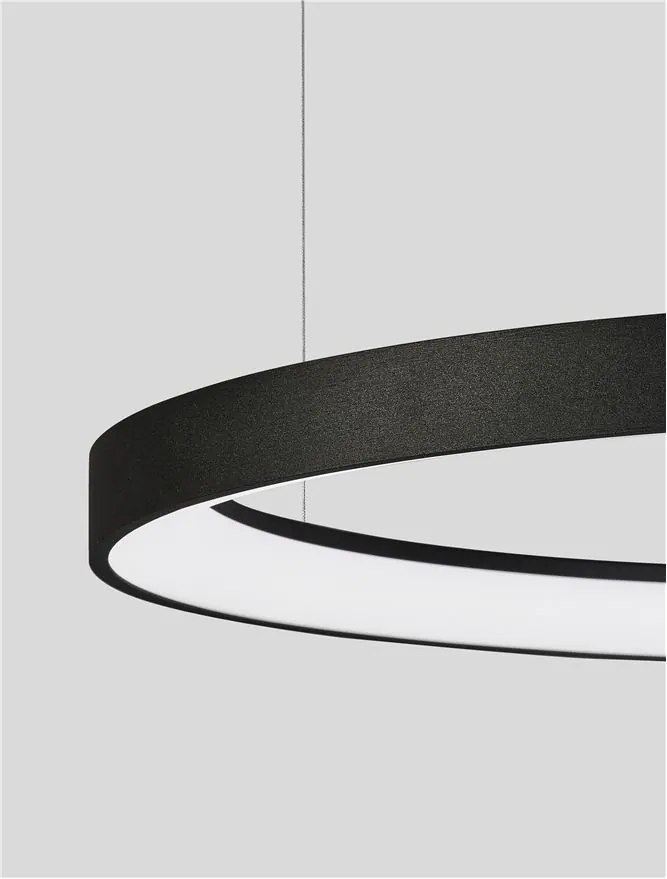 Lustra LED dimabila design circular PERTINO D-58cm
