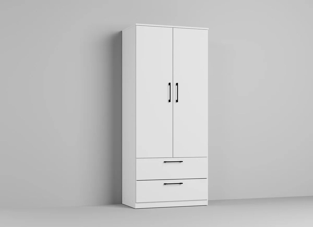 Dulap Adam - 83 cm - D1 alb cu sertare